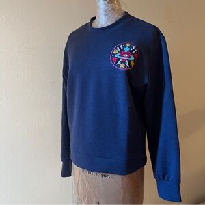 🥀 Vivienne Westwood Anglomania Orb Heart Pullover Sweatshirt US SMALL EU 42 🥀